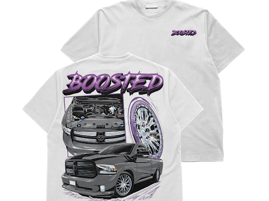 Boosted Ram white tee